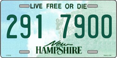 NH license plate 2917900