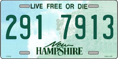 NH license plate 2917913