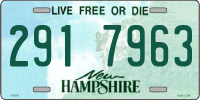 NH license plate 2917963