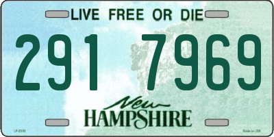 NH license plate 2917969