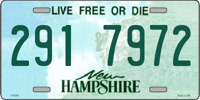NH license plate 2917972