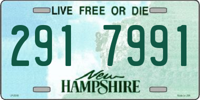 NH license plate 2917991