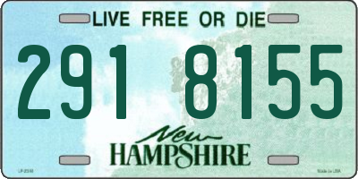 NH license plate 2918155