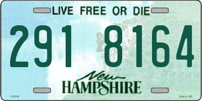 NH license plate 2918164