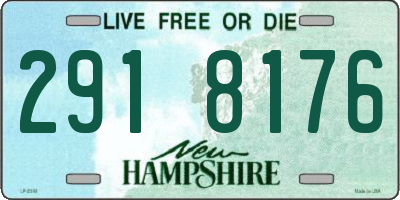 NH license plate 2918176