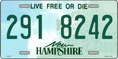NH license plate 2918242