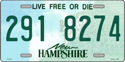 NH license plate 2918274