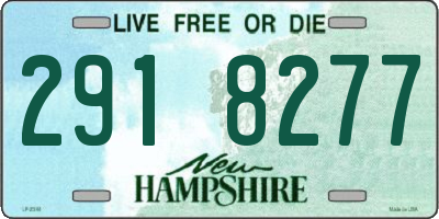 NH license plate 2918277