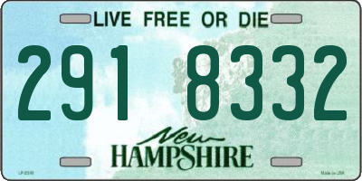 NH license plate 2918332