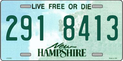 NH license plate 2918413