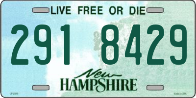 NH license plate 2918429