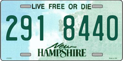 NH license plate 2918440