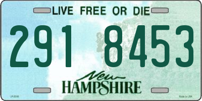 NH license plate 2918453