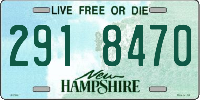 NH license plate 2918470