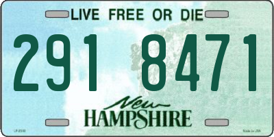NH license plate 2918471