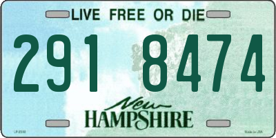 NH license plate 2918474