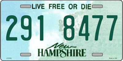 NH license plate 2918477
