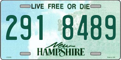 NH license plate 2918489