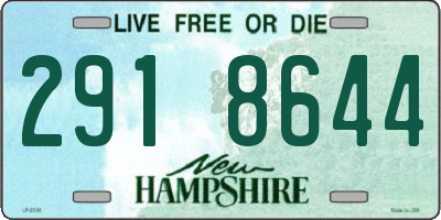 NH license plate 2918644