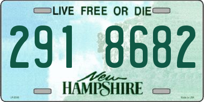 NH license plate 2918682