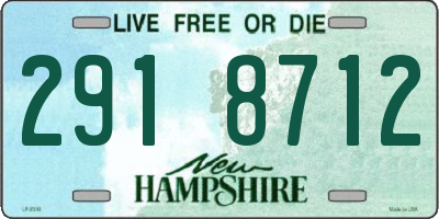 NH license plate 2918712