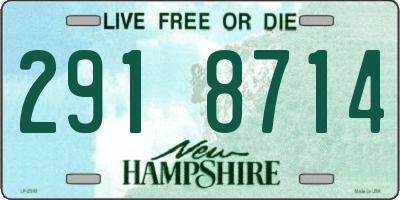 NH license plate 2918714