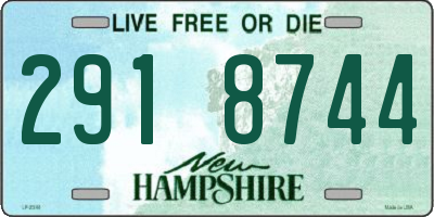 NH license plate 2918744