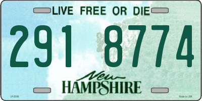 NH license plate 2918774