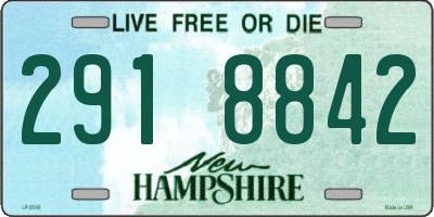 NH license plate 2918842