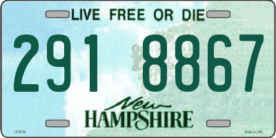 NH license plate 2918867