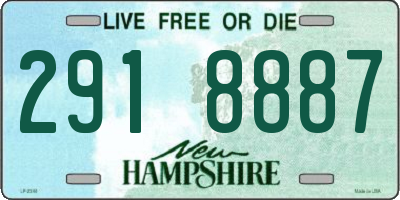 NH license plate 2918887
