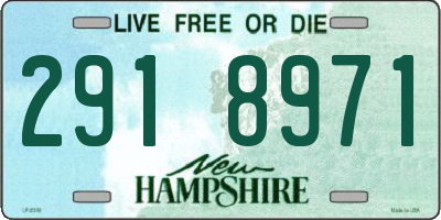 NH license plate 2918971