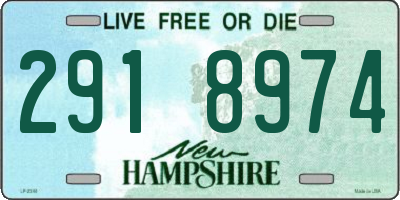 NH license plate 2918974