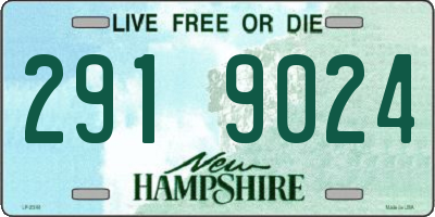 NH license plate 2919024