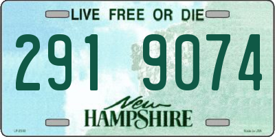 NH license plate 2919074