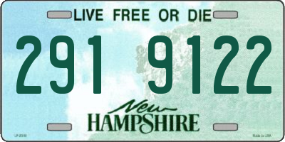 NH license plate 2919122