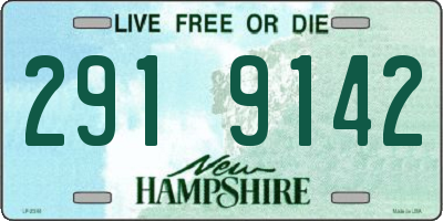 NH license plate 2919142