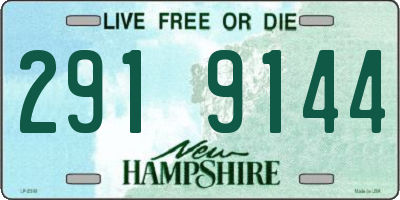 NH license plate 2919144