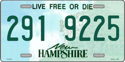 NH license plate 2919225