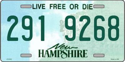 NH license plate 2919268
