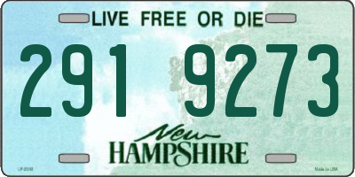 NH license plate 2919273