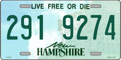 NH license plate 2919274