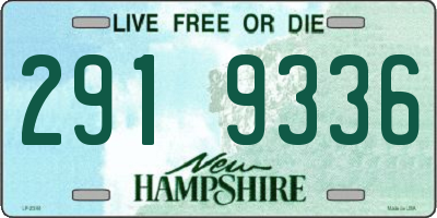 NH license plate 2919336