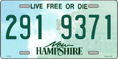 NH license plate 2919371