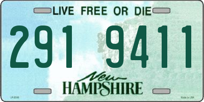 NH license plate 2919411