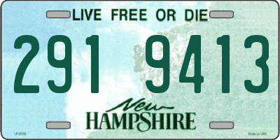 NH license plate 2919413