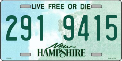 NH license plate 2919415