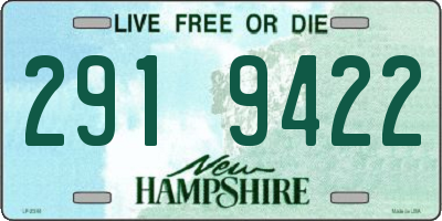 NH license plate 2919422
