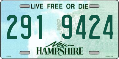 NH license plate 2919424