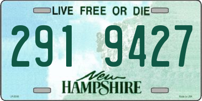 NH license plate 2919427